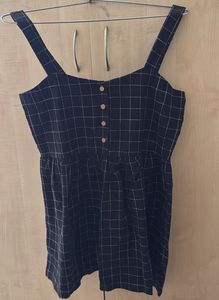 Cute Plaid Romper
