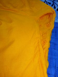 Dark Yellow Colour Kurta