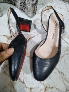 Black Slingback Heels