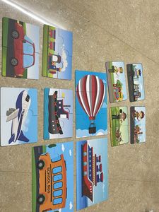 Kids' Transportation Puzzle Set