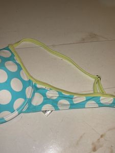 Blue Swim Wear Bra