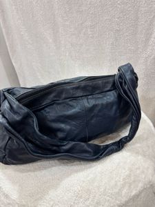 Blue Leather Bag
