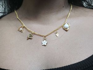 White Charms Necklace