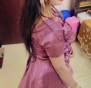 Elegant Mauve Party Gown