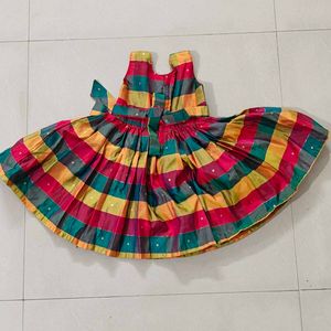 Colorful Silk Dress