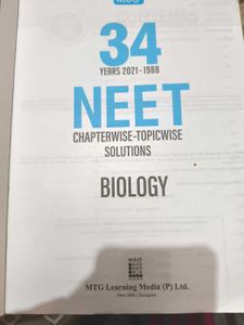 MTG Neet Chapterwise Pyq With Solutions