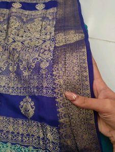 Traditional Saree 💙 Blue Colour 😍