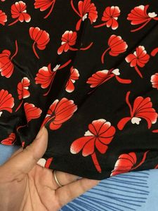 Red colour Skirt