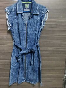 A-line Denim Dress