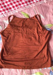 Brown  Tank Top
