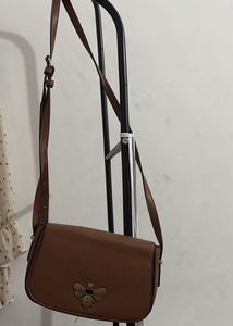 Accessorize London Women&#39;s Brown Crossbody Bag