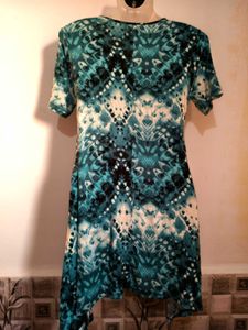 🎁Buy 2, Get 2 Free🎁Teal Patterned Dress