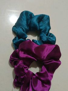 5 Scrunchies With Bracelet
