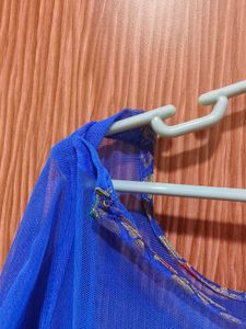 Women Designer Pink Blue Lehenga
