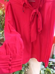 Fire Red Zara Top