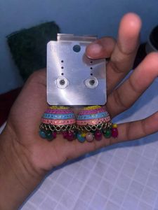 Desi Style Multi Colour Jhumka