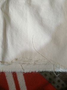 Off White Denim Skirt