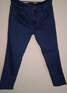 Classic Dark Wash Denim Jeans