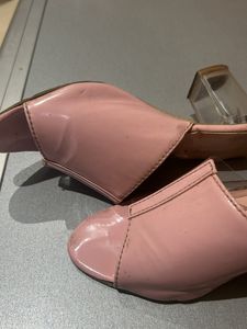 Baby Pink With Trasparent Heel Beautiful