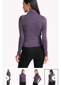 Trendy Glitter Style Sweater – Purple 💜