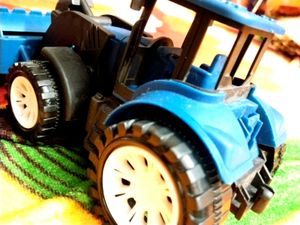 Toy road roller truck 💗