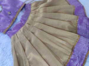 lavender gold lehanga choli