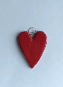 Red Heart Pendant Charm