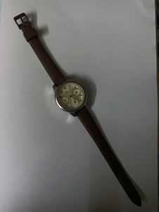 Classic Brown Strap Watch