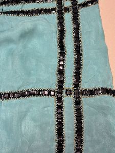 Blue Beaded Zara dress