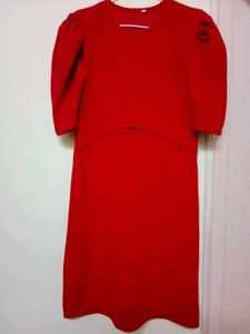 Red Midi Dress