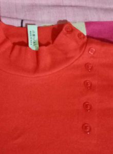 Orange Crop Top