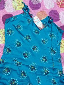 Blue Maxi Party Wear dress