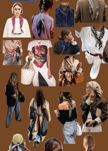 Unisex Vintage Scarf