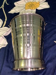 Cute Small Steel Bucket Or Serving Bucke