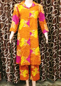 Flower Print Co-ord Set For Women