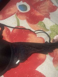 Black Lace Bra