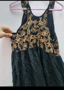 Black Flared Kurti