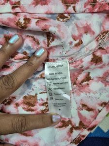 Floral Cowl Neck Top