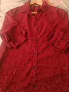 Red Patterned Shirt