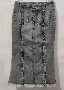 Y2k High Waist Denim Skirt
