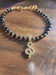 Braclelet With Stone Studded Initials