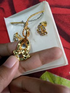 Pendant And Earrings