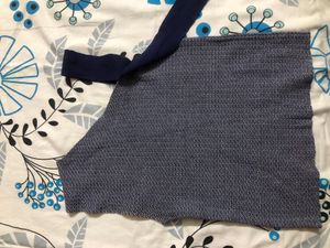 Blue One Shoulder Top
