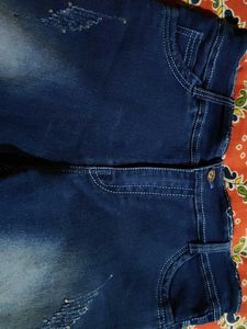 Dark Blue Denim Jeans