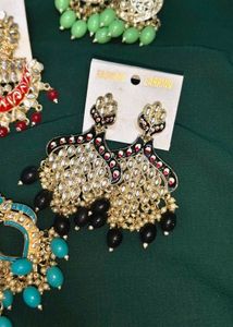 Combo Ethnic Indian Earings/ Jhumkas/ Jewellery