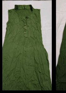 Olive Green Kurta Set