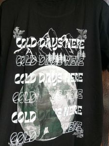 Printed New Black Shirt