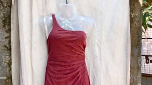 I. Elegant Maroon Maxi Dress