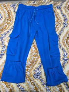 Men Blue Joggers