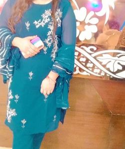 Beautiful Heavy Work Suit Blue Colour